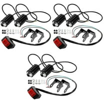 unbranded 3 Sets  Motorcycle Headlight Motorbike Driving Light 12-80v Motorcycle Front Light