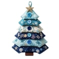 thumbnail image 2 of Layered Fabric Tree Ornament DIY Sewing Kit, DIY Quilted Christmas Tree Kit, 2 of 7