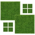 thumbnail image 1 of CHICHUMID 10Pcs Imitation Grass Mat Green Fake Turf for Home Garden Festival Decoration, 1 of 6