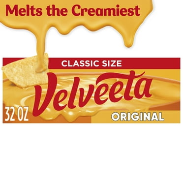 Velveeta Original Melting Cheese Dip & Sauce (Classic Size), 32 oz Block