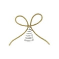 thumbnail image 6 of Green Metal Christmas Tree Topper with Rhinestones Large Bow Tree Topper for Xmas Decor Spring Base for Easy Secure Placement(Gold), 6 of 6