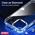 thumbnail image 6 of Entronix Magnetic Clear Case for iPhone 15, Hard Back Cover, 6 of 7