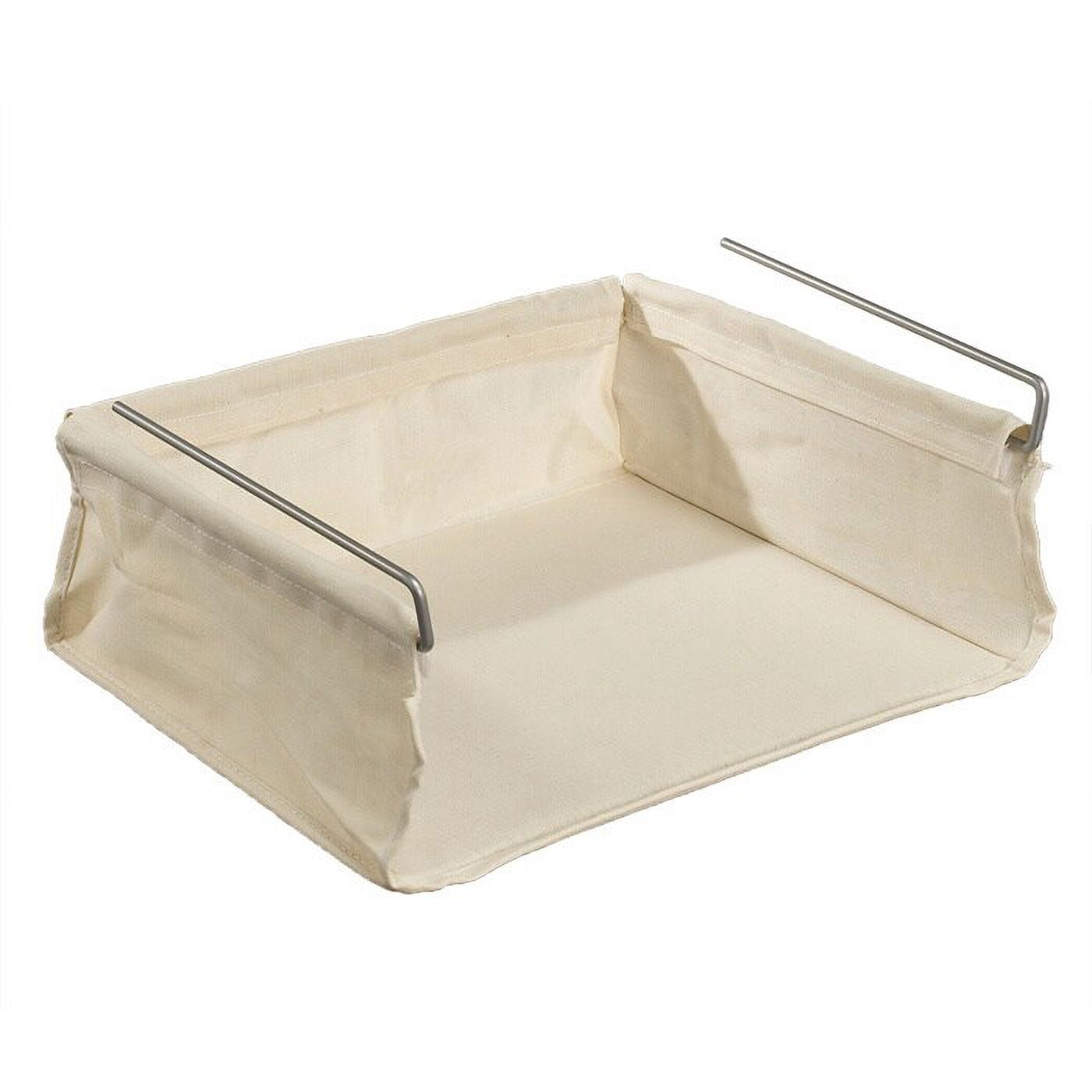 Homestyle Under Shelf Cotton Fabric Basket 12"wide x 10"deep