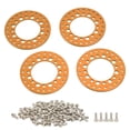 thumbnail image 3 of XingJian LLC 1.9in CNC Machined Aluminum Alloy RC Wheel Outer Rings - Set of 4, Orange, 3 of 10