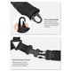 thumbnail image 3 of Sonducket Accesorios de fijación de eslinga de caza, cinturones colgantes, correa de hombro ligera Universal, accesorio de equipo, correas de transporte Sonducket OD007033-00, 3 of 6