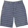 thumbnail image 1 of Dockers - Pantalones cortos para caminar casuales con frente plano perfecto para hombre, azul, 44, 1 of 2