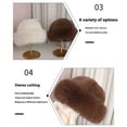 thumbnail image 4 of Gorro de invierno de felpa Minnieouse para Mujer suave y cómodo a prueba de viento y cálido negro, 4 of 6