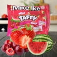thumbnail image 6 of Mike and Ike Mini Taffy Bars Candy, Watermelon Cherry Strawberry Flavors, Individually Wrapped Valentine’s Candy Party Favor Stuffer Classroom Exchange 3.59 Oz Pack of 3 w/ Snoep in Beperkte Oplage, 6 of 7