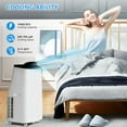 thumbnail image 4 of TEQIN Portable Air Conditioner, 3-in-1 Cooling, Dehumidifying, and Fan Modes,14,000 BTU for Rooms up to 750 Sq. Ft., Portable AC with Remote Control and Window Kit, 4 of 5