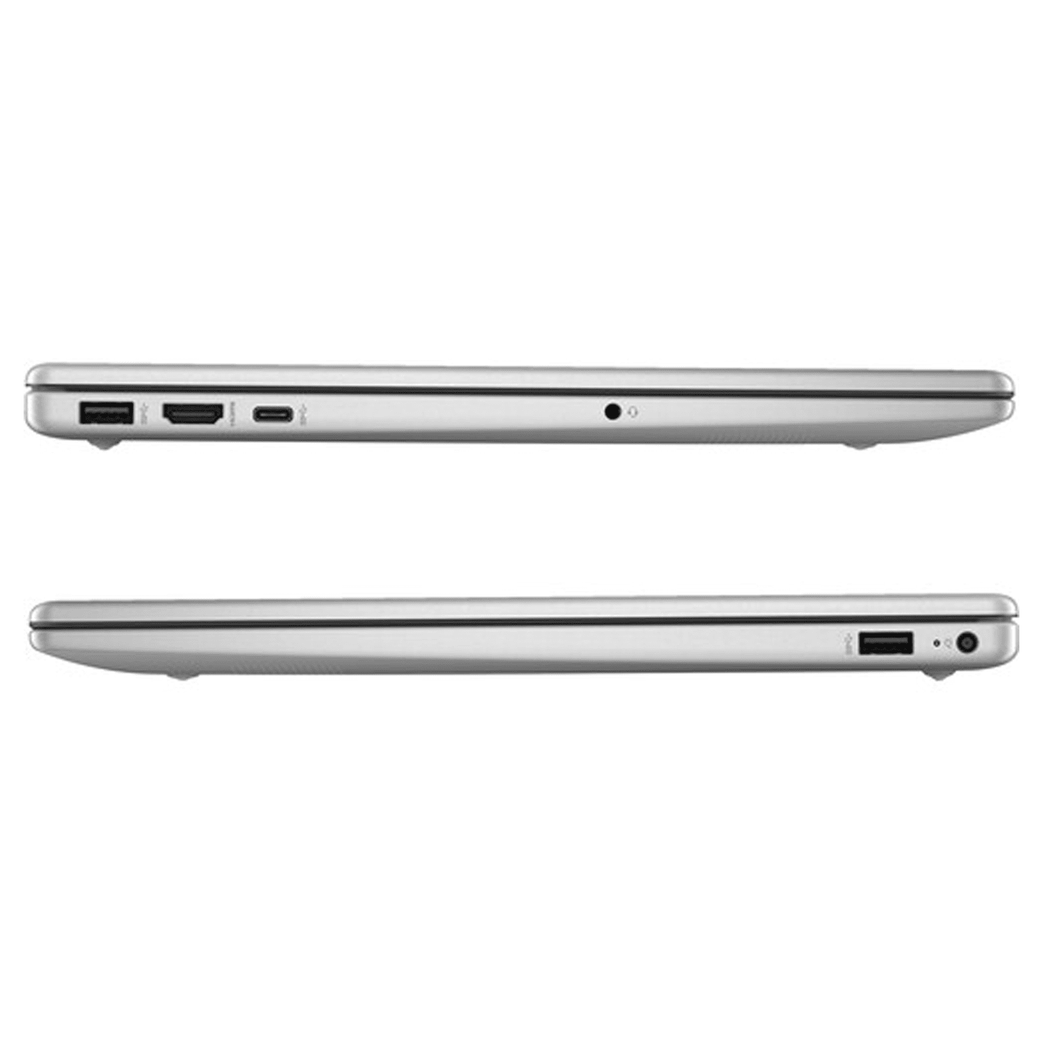 HP Essential 15 Laptop, 15.6" HD Display, Intel N200 Processor, 8GB RAM, 128GB Storage, Wi-Fi 6, Webcam, HDMI, Numeric Keypad, Windows 11 Home, Silver