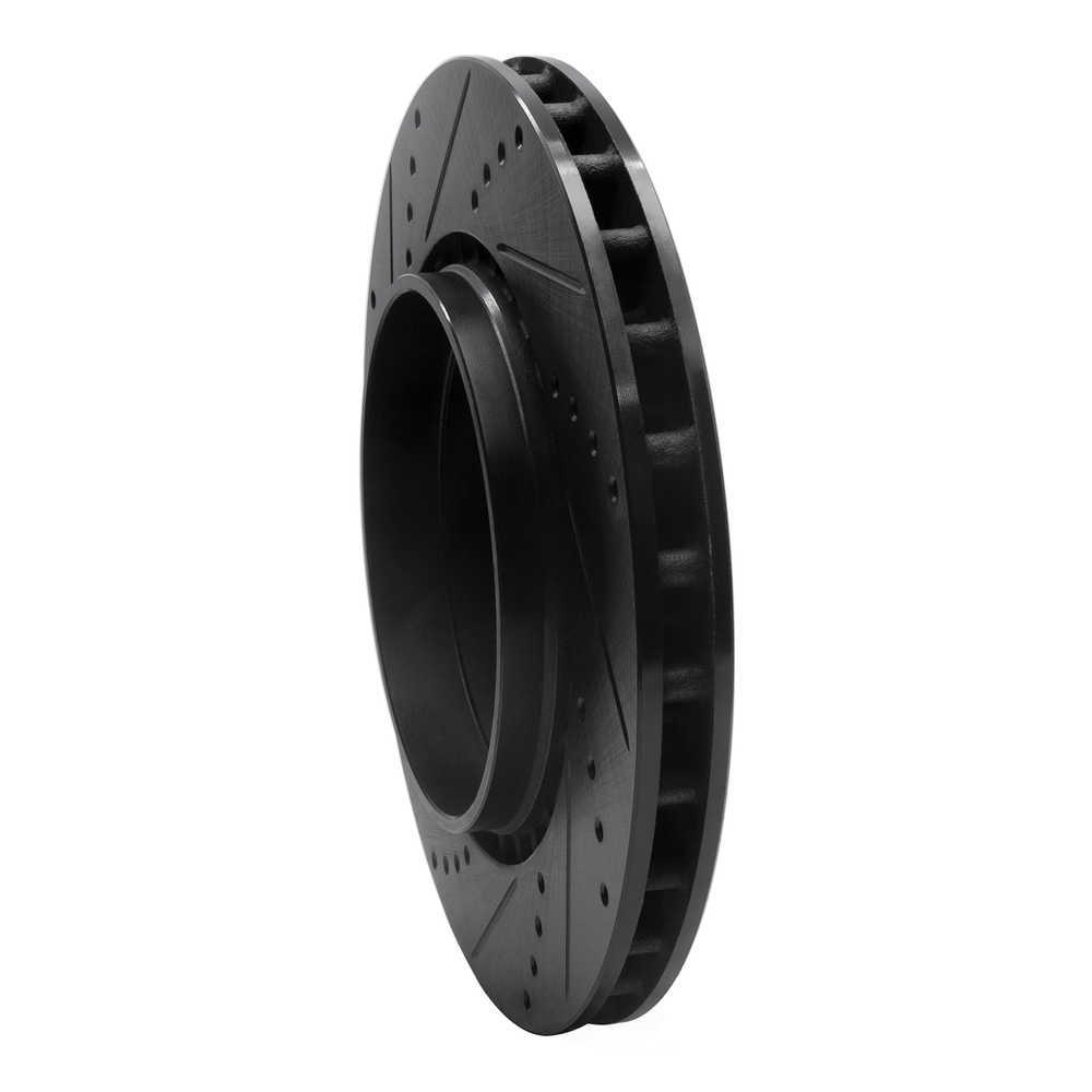 Dynamic Friction Company 633-27032R DFC Brake Rotor - Drilled And Slotted - Black
