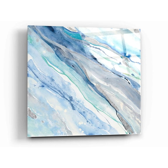 Epic Art 'Silver Spring II' by Albena Hristova, Acrylic Glass Wall Art, 12"x12"