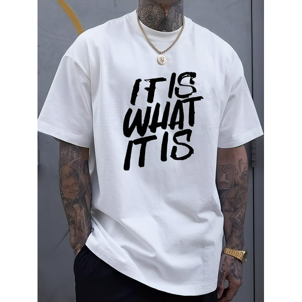 Summer T-shirt for men Casual Short Sleeve Round Neck Tops Tee For Adult, Men, Women, Teen, Teenager, Adolescent, Youth