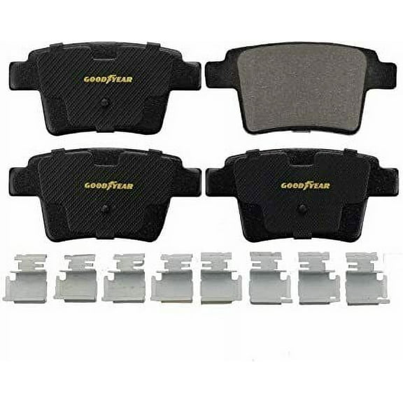 Rear Ceramic Brake Pads for Ford Freestyle Mercury Sable & More Goodyear GYD1071