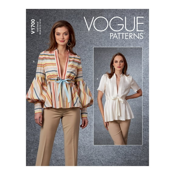 Vogue Sewing Pattern 1700 Tops