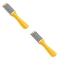 thumbnail image 3 of heritaly Foot File Stainless Steel Dead Skin Callus Removal Plastic Handle Scraper Professional Portable Household Pedicure Beauty Yellow 2Set, 3 of 6