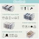 thumbnail image 4 of Wardrobe Clothes Drawer Organizer for Clothing-Washable & Foldable Closet Organizers and Storage Box Divider Closet Organizers for Legging T-Shirts Un, 4 of 4
