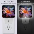 thumbnail image 2 of Butterfly LED Square Night Lights - Energy Efficient and Contemporary Design - for Bedrooms and Hallways - Includes Sensor with Auto on/Off - Easy Installation, 2 of 6