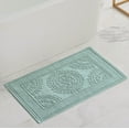 thumbnail image 3 of Marine Blue, Medallion, 17x24 in Bath Rug, Jean Pierre, 3 of 8
