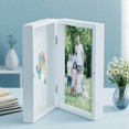 thumbnail image 5 of Family Handprint Kit, 8x10 DIY Keepsake Shadow Box Frame with Polished Plexiglass & Paint, Baby Hand/Footprint Memory Gift for New Parents, Baby Shower, Mother's Day, 5 of 7