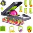 thumbnail image 2 of Vegetable Chopper with 8 Blades:Mandoline Slicer Onion Chopper Dicer Egg Separat, 2 of 5