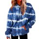 thumbnail image 1 of Sudadera con capucha Gibobby talla grande mujer con bolsillos Azul M, 1 of 4