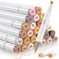 thumbnail image 1 of Set de rotuladores de alcohol Ohuhu Honolulu Skin Tone, 36 colores, 1 of 9