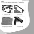 thumbnail image 5 of Patiojoy Gray Patio Loveseat Rocking 2 Person Outdoor Double Glider Chair With Center Table, 5 of 7