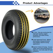 Hi-Run H180 ST225/75D15 8PR 113L Heavy-Duty Bias Trailer Tire