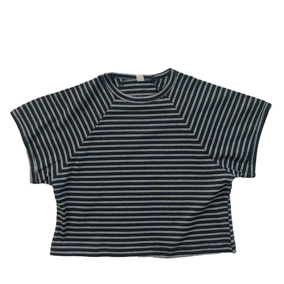 Hiijoy Toddler Boys Striped Short Sleeve T-Shirt Cotton Casual T Shirt Undershirt, Sizes 1-7