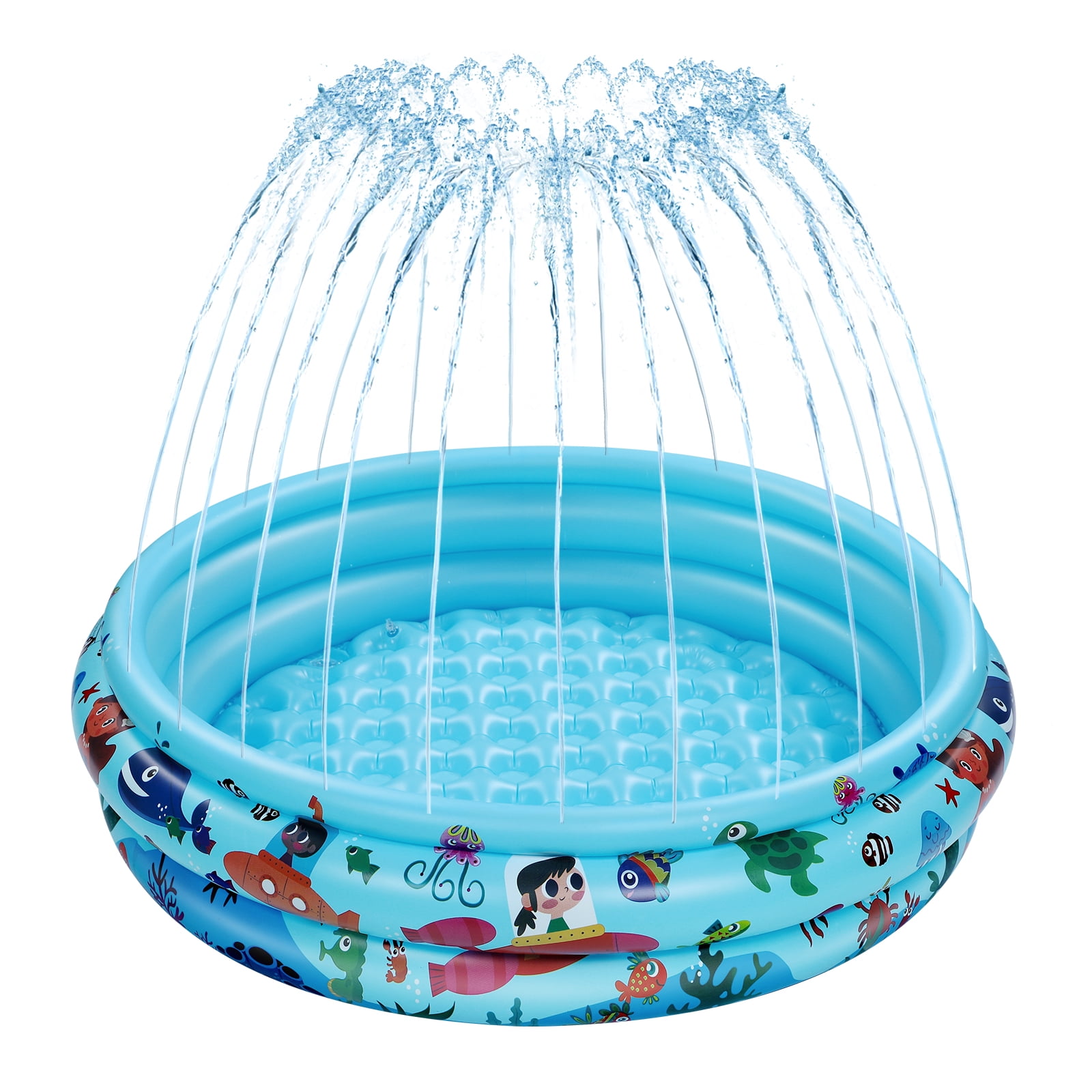 IBASETOY 120cm PVC Inflatable Pool with Sprinkler Kuwait Ubuy