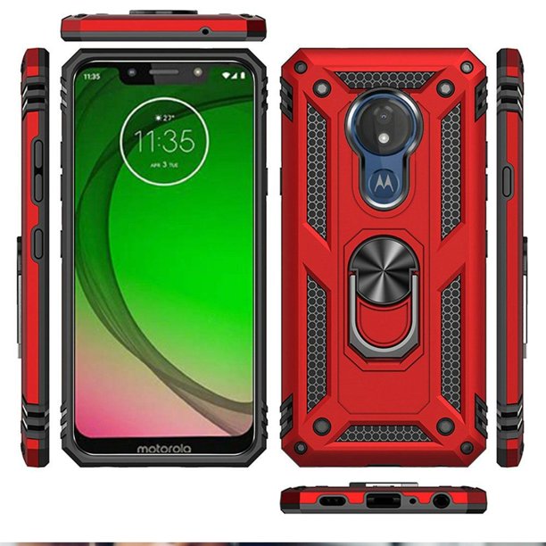 For Motorola Moto G7 Play Case, by Insten Ring Slim Shockproof