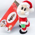 thumbnail image 1 of Twerking Santa Santa Claus, CHUANHAO Santa Claus Twisted Hip Singener Figura Regalo para niños Zhivalor OTTO-HR-1119, 1 of 8