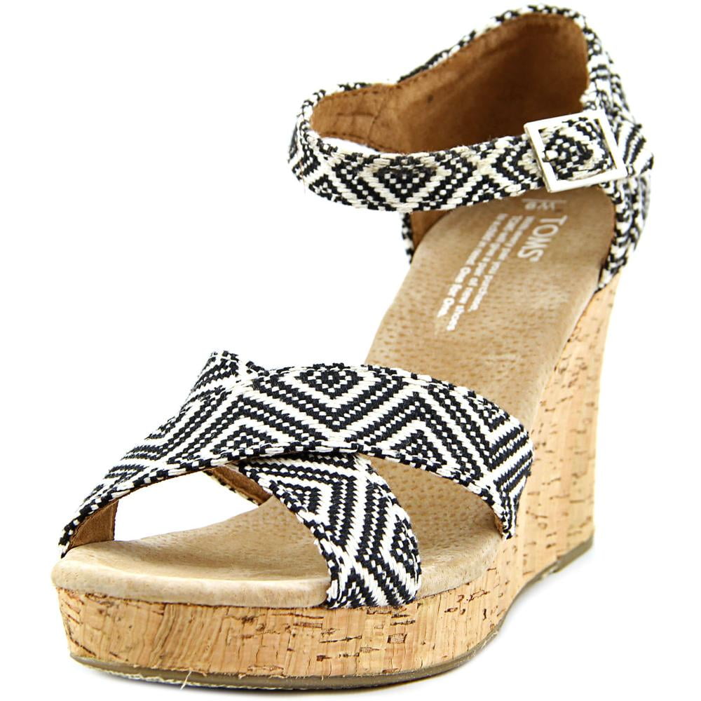 Toms strappy wedge hotsell