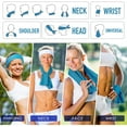 thumbnail image 5 of Kiyuycy 4-Pack Cooling Towels with Carry Case – Neck & Head Relief for Running, Hot Weather, and Outdoor Heat, 5 of 7