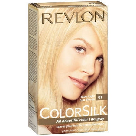 Revlon ColorSilk 01 Extra Light Sun Blonde Permanent Hair Dye