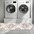 thumbnail image 6 of MeyJey Boho Indoor Hallway Runner Rug 2'x8', Oriental Non Slip Machine Washable Area Rug Distressed Vintage Floor Carpet for Bedroom Kitchen Dinning/Living/Laundry Room, Beige/Brown, 6 of 14