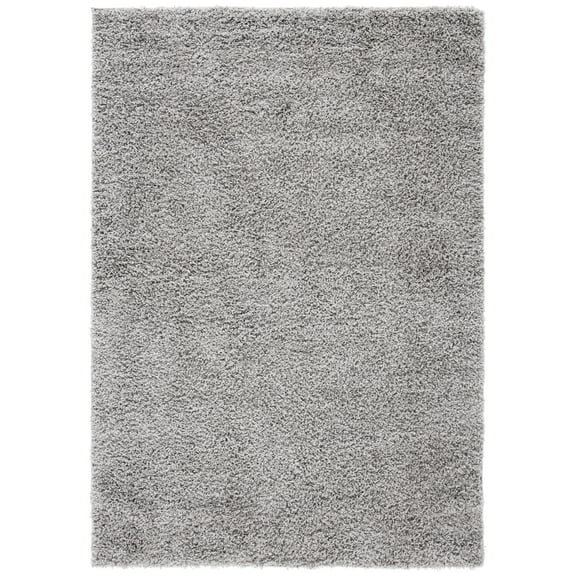 SAFAVIEH Venus Elijah Solid Shag Area Rug, Grey, 4' x 6'