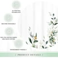 thumbnail image 4 of Sage Green Leaves Plant Eucalyptus Shower Curtain for Bathroom 60W X 72H Inches Botanical Nature Mint Gold Leaf Bathroom Curtains Set Summer Floral Aesthetic Bath Accessories Decor Fabric, 4 of 6