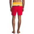 thumbnail image 3 of Laguna Vintage Men's Striped Colorblock Swim Trunks, 3 of 5
