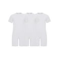 thumbnail image 3 of Xnihocha 3 Pieces Adaptive Clothing for Kids Special Needs Autism Sensory Jumpsuit Anti-Strip Romper with Back Zipper White 8, 3 of 6