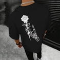 thumbnail image 5 of Big and Tall Shirts for Men Printing Popular Casual Loose Round Neck Short Sleeved T Shirt Graphic T Shirt Men Tee Medium Shirts for Turtle Neck Top Pack Man Bulk Striped XL, 5 of 7