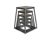 Body Sport BDSSPBSET Standard Plyo Box Set, Black - per Set 5