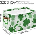 thumbnail image 3 of Coolnut St Storage Bins Foldable Canvas Fabric Storage Basket with Handles for Organizing, Large Storage Baskets for Shelves Closet Decor Gifts, 3 of 7
