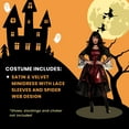thumbnail image 4 of Underwraps Gothic Vampire Princess Adult Costume Dress | XL Female, 4 of 5