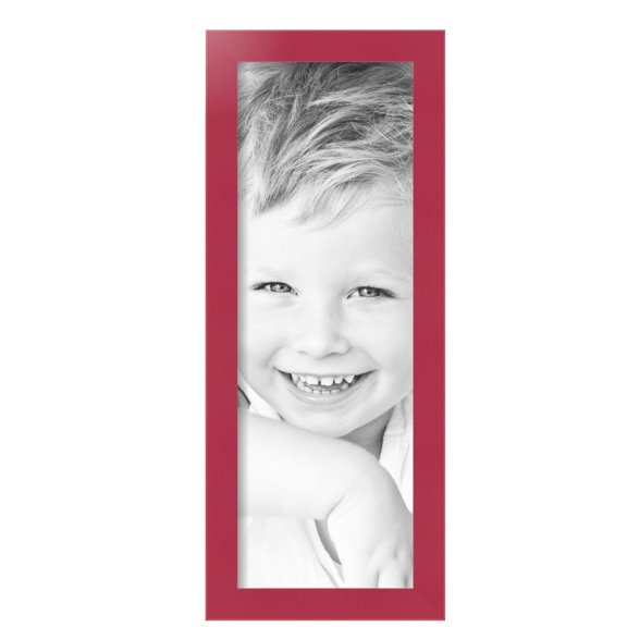 ArtToFrames 8" x 23" Red Picture Frame, 8x23 inch Red MDF Poster Frame (WOM-4119), Pack