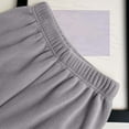 thumbnail image 2 of Eltusu Girls Fleece Sweatpants, Wide Leg Soft Warm Elastic Waist Jogger Pants Gray Size 7-8 T, 2 of 5