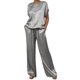 thumbnail image 1 of Sudadera con capucha para mujer, chándal de manga larga, pantalones de chándal a juego, conjunto de chándal de 2 piezas, 1 of 8