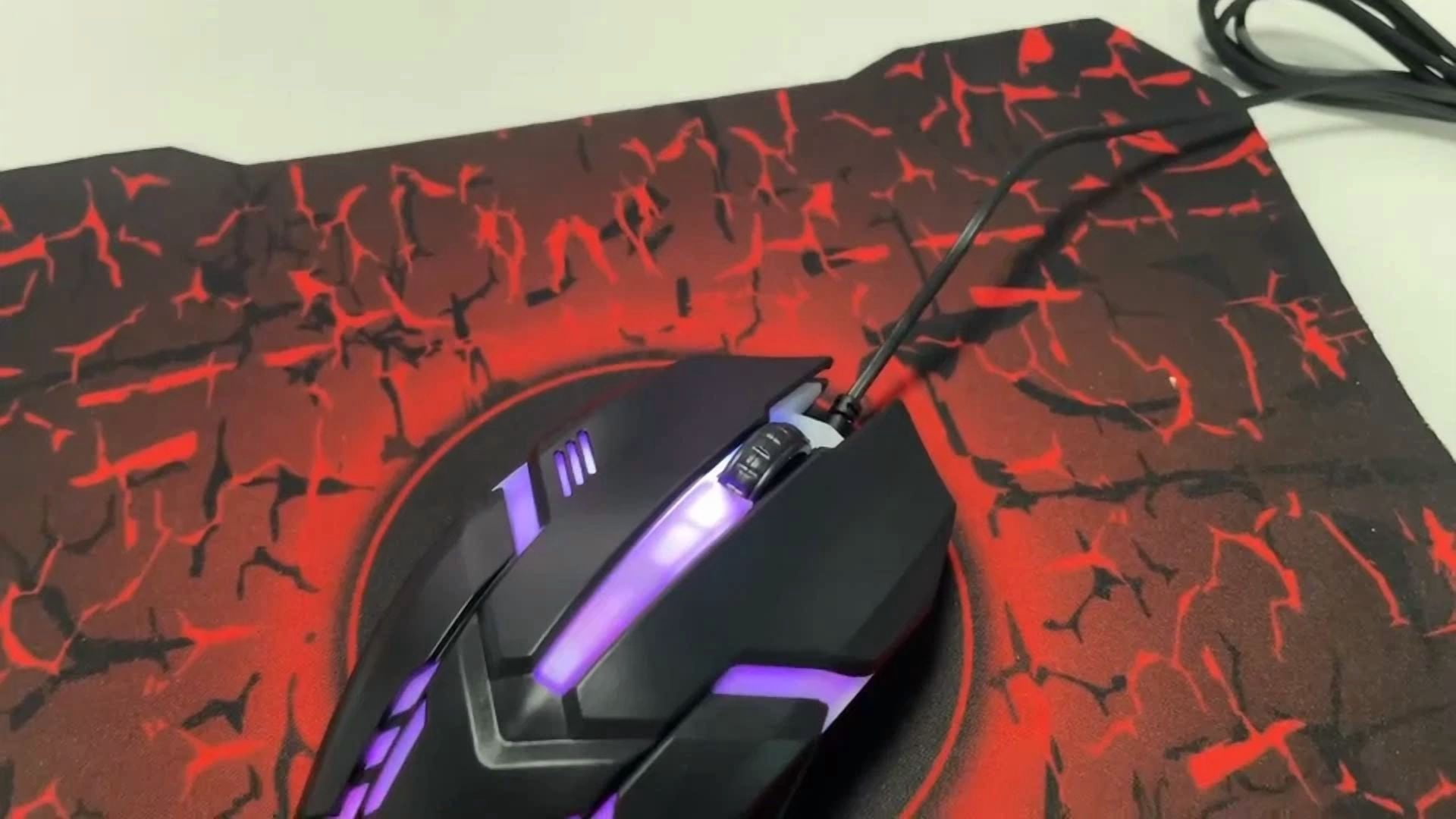 CIRCLE- Ergonomic 2.4G Wired Rgb Backlit Usb Gaming Mouse Optical Sensor 3D Style
