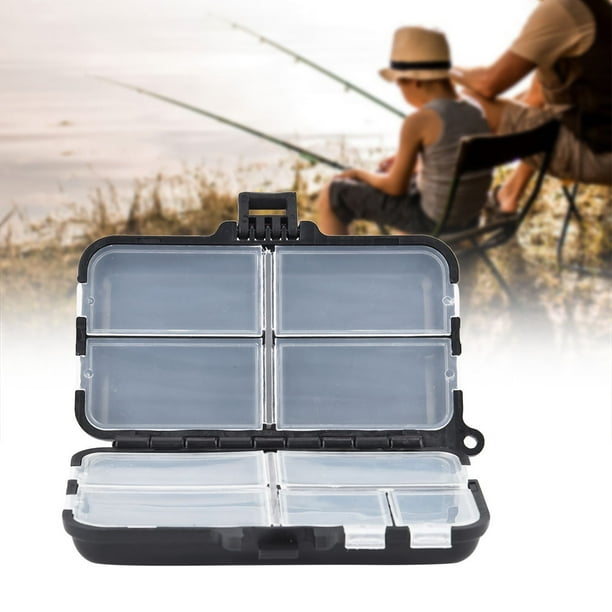 Fishing Tackle Box, Clear Viewing Hook Lures Box Portable Plastic With  Cover For Outdoor 